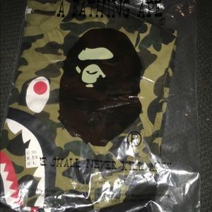 Bape shirt never use